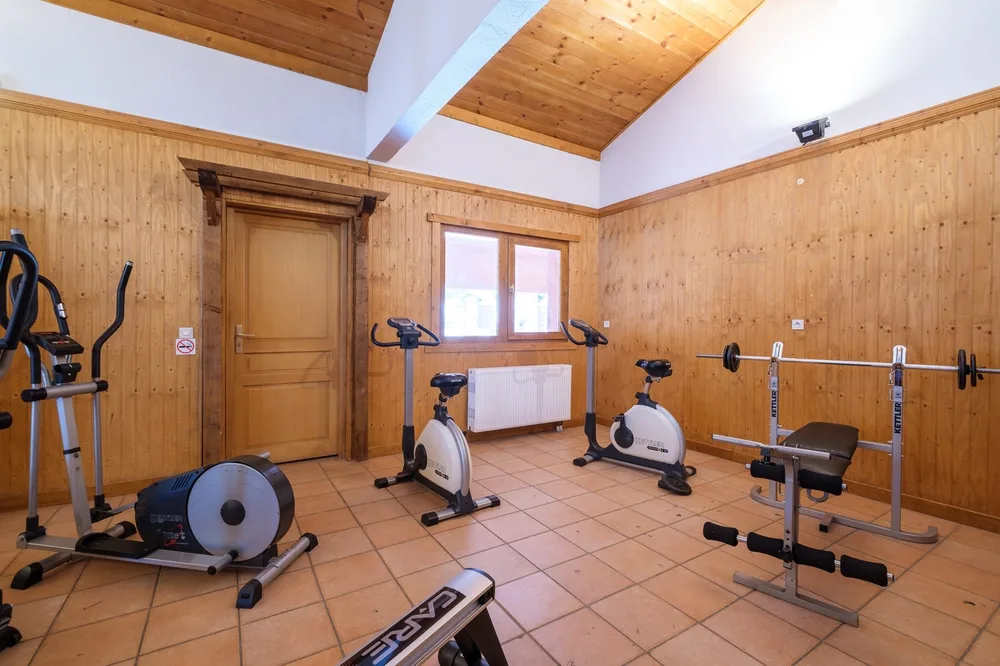 Fitness prostor u rezidenciji Les Balcons de Val Cenis Le Haut
